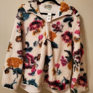 Anthropologie Saturday Sunday hooded sherpa hoodie